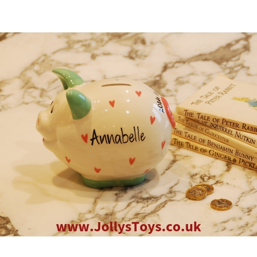 Personalised Ceramic Piggy Bank